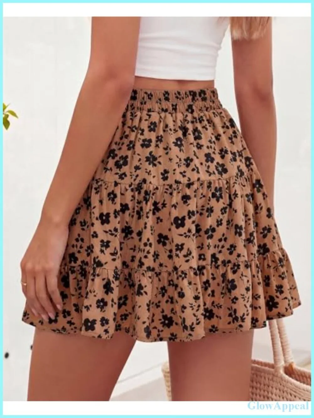 N/A floral skort
